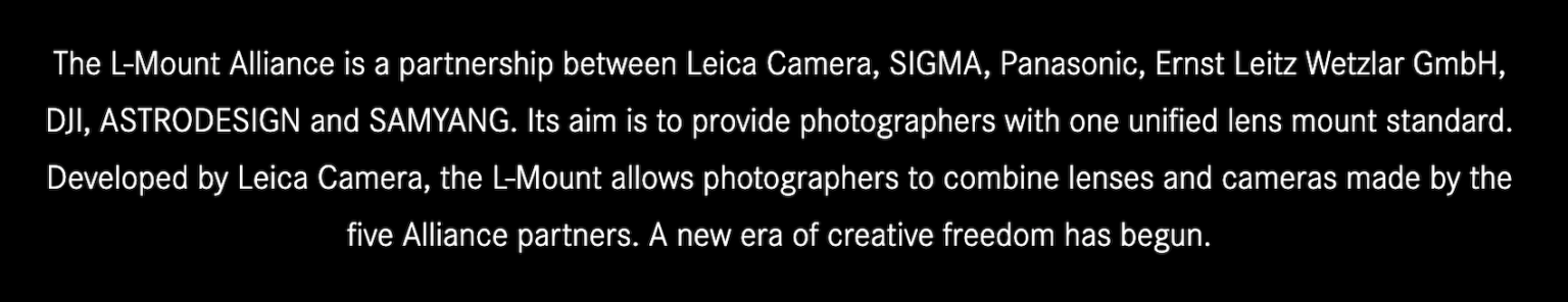 Astrodesign and Samyang have joined the L-mount alliance - Photo Rumors