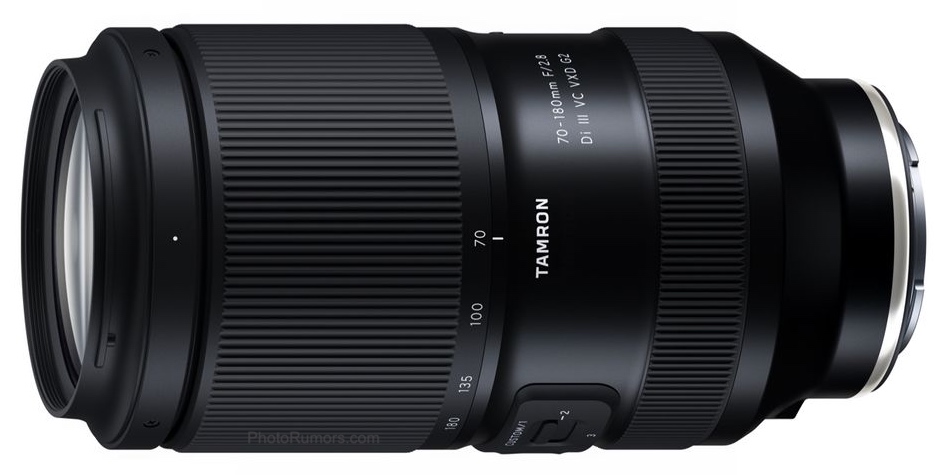 New Tamron 70-180mm F/2.8 Di III VC VXD G2 lens leaked online 