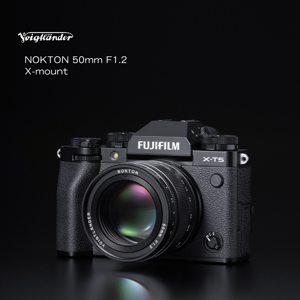 New Voigtlander NOKTON 50mm f/1.2 for Fuji X-mount announced