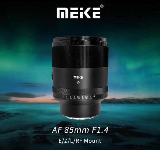 Upcoming new Meike lenses: 55mm f/1.4, 50mm f/1.8, and 85mm f/1.4 in white