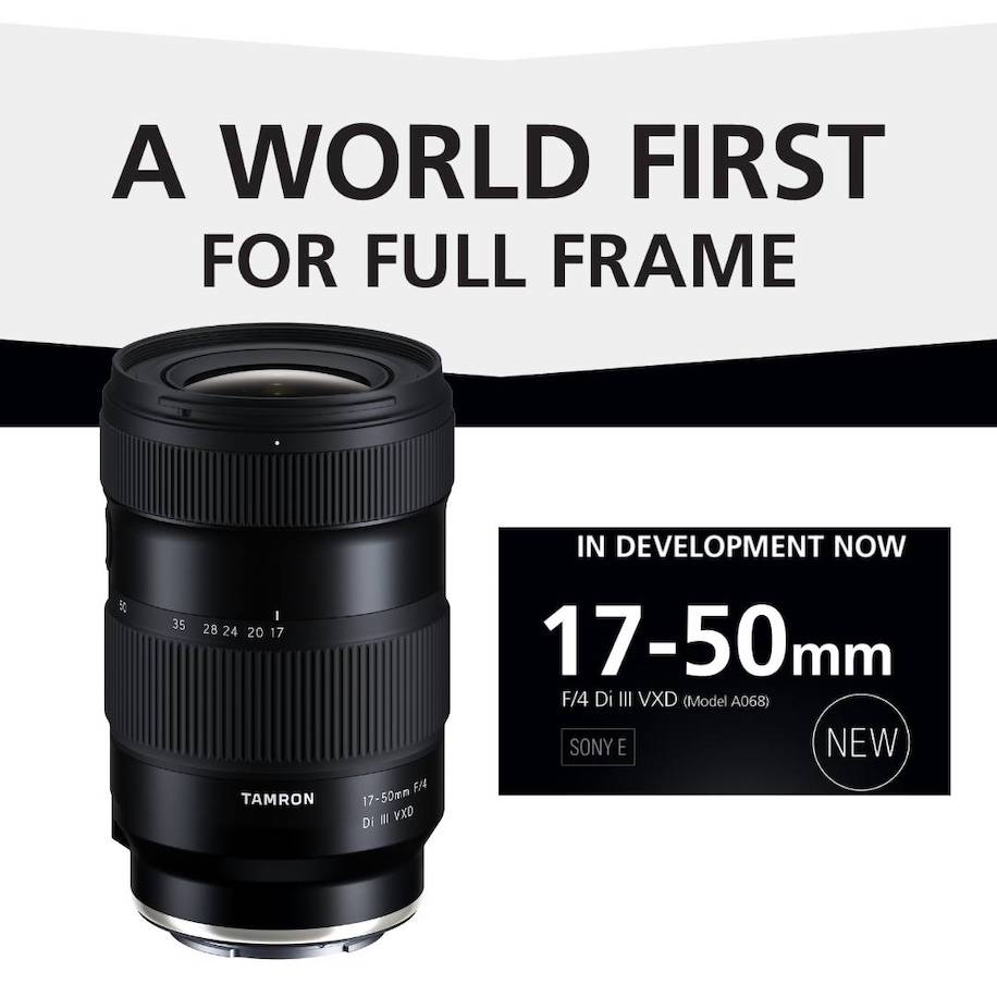 Tamron 17-50mm f/4 Di III VXD lens for Sony E-mount: additional