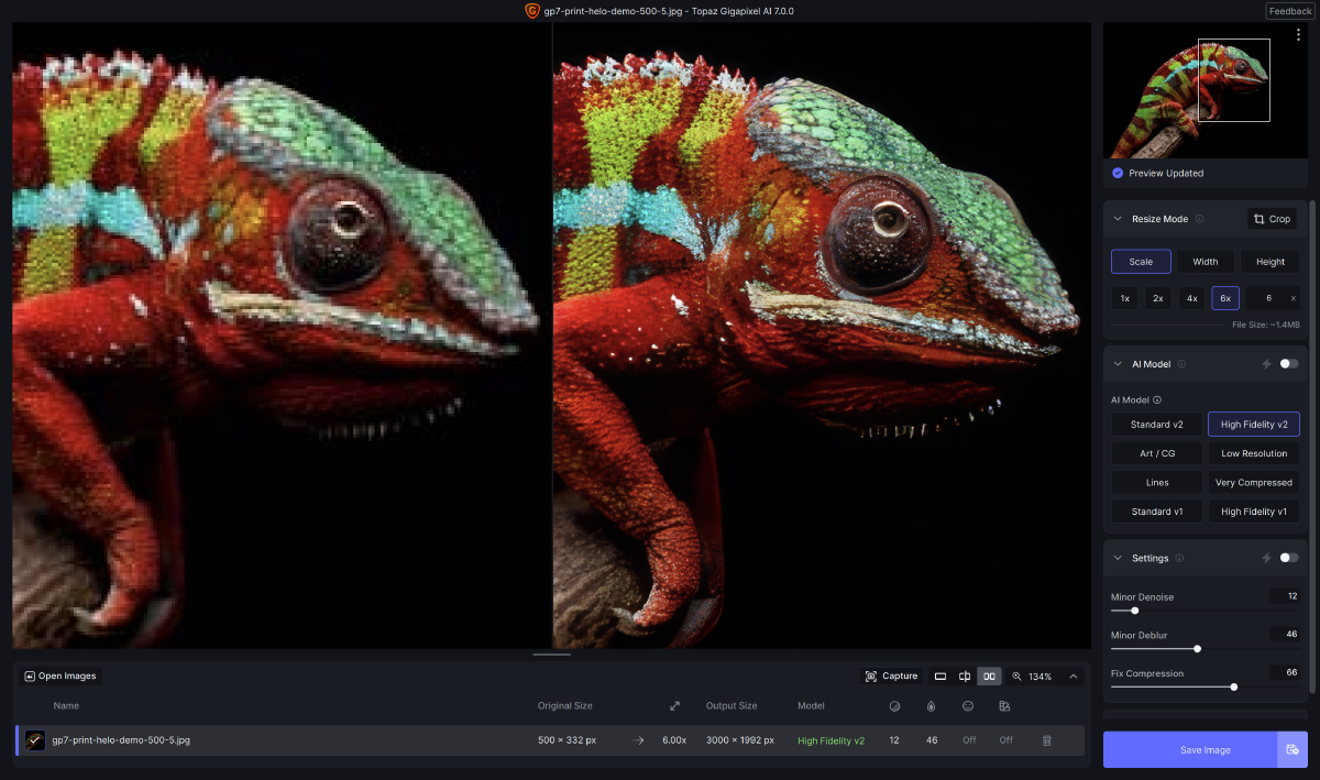 Topaz Gigapixel 7 released Photo Rumors