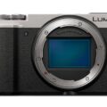 Compact Panasonic full-frame mirrorless camera with L-mount mockup