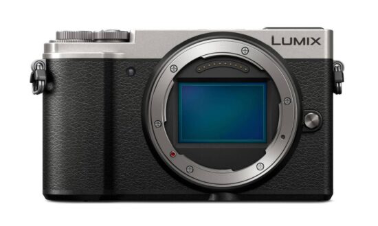 Compact Panasonic full-frame mirrorless camera with L-mount mockup