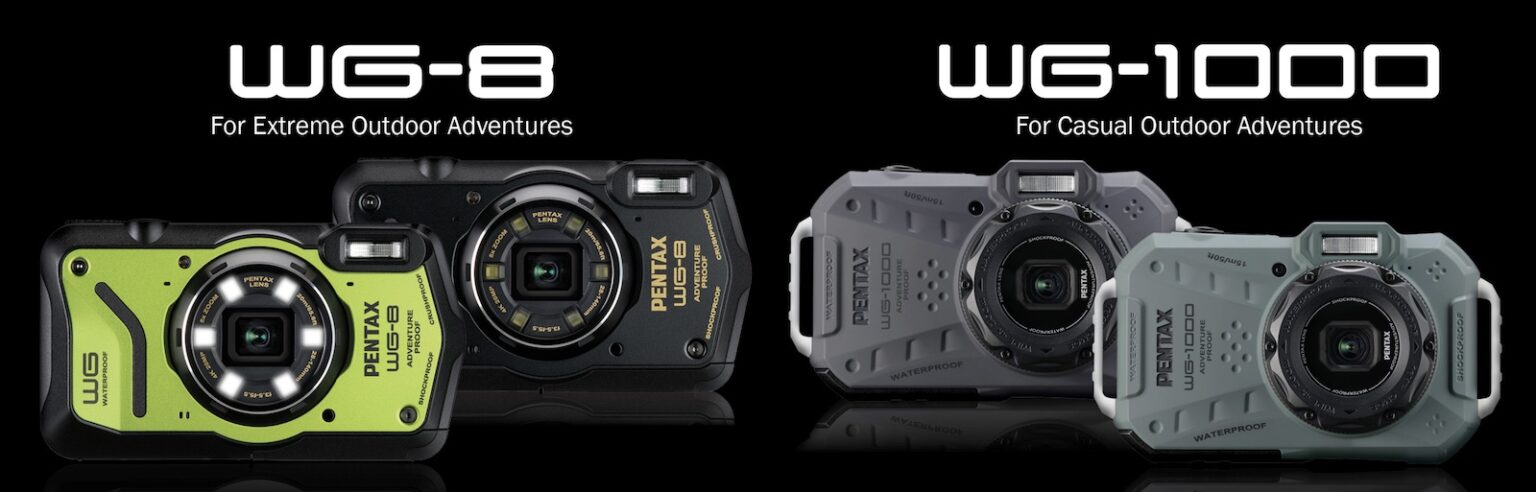 Pentax WG-1000 and WG-8 waterproof adventure cameras announced - Photo ...