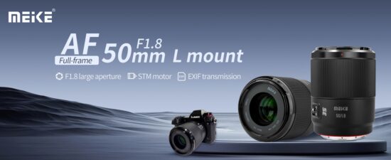 The Meike 50mm f/1.8 full-frame autofocus lens is now available also for L-mount