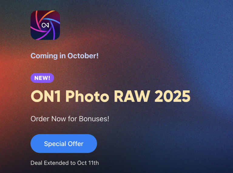 The new ON1 Photo RAW 2025 is coming in October (new sneak peek videos