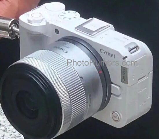 A new Canon RV compact mirrorless camera leaked online