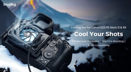 New release: SmallRig Cooling Fan for Canon EOS R5 Mark II and R5 cameras