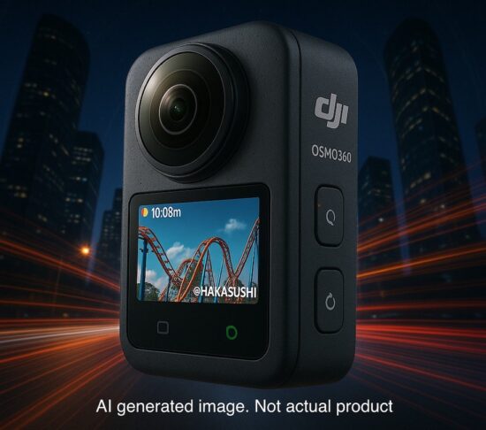 More DJI Osmo 360 camera leaks