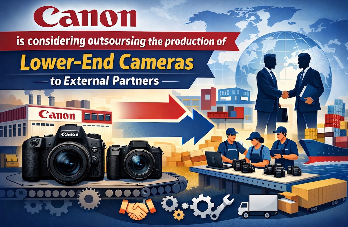 캐논 입문용 제품 위탁 생산 검토